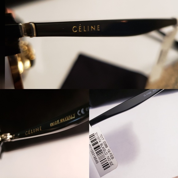 Last one❤ New CELINE Paris Gold Sunglasses Round - Picture 2 of 8